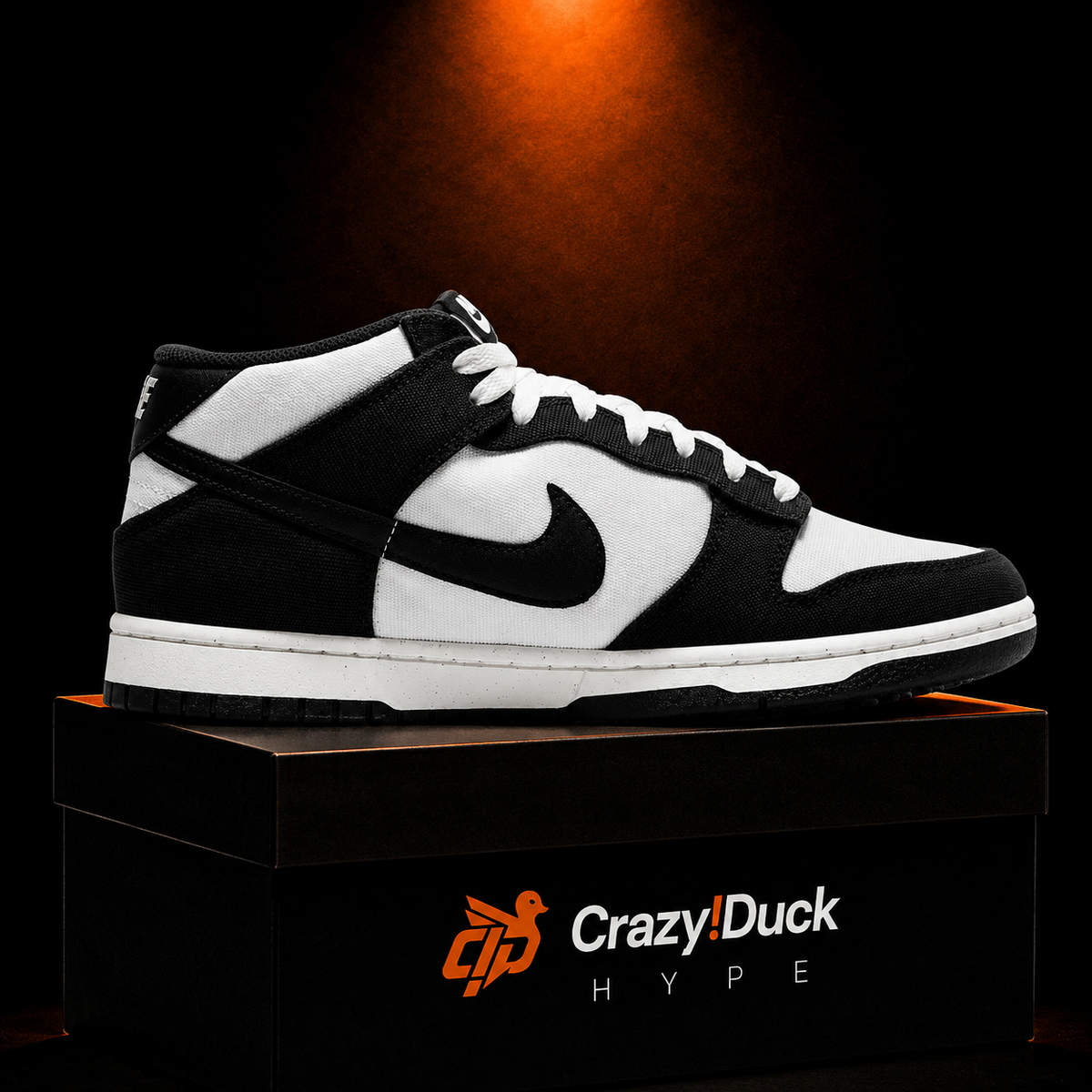 Nike Dunk Mid Panda con empaque — Crazy!Duck Hype