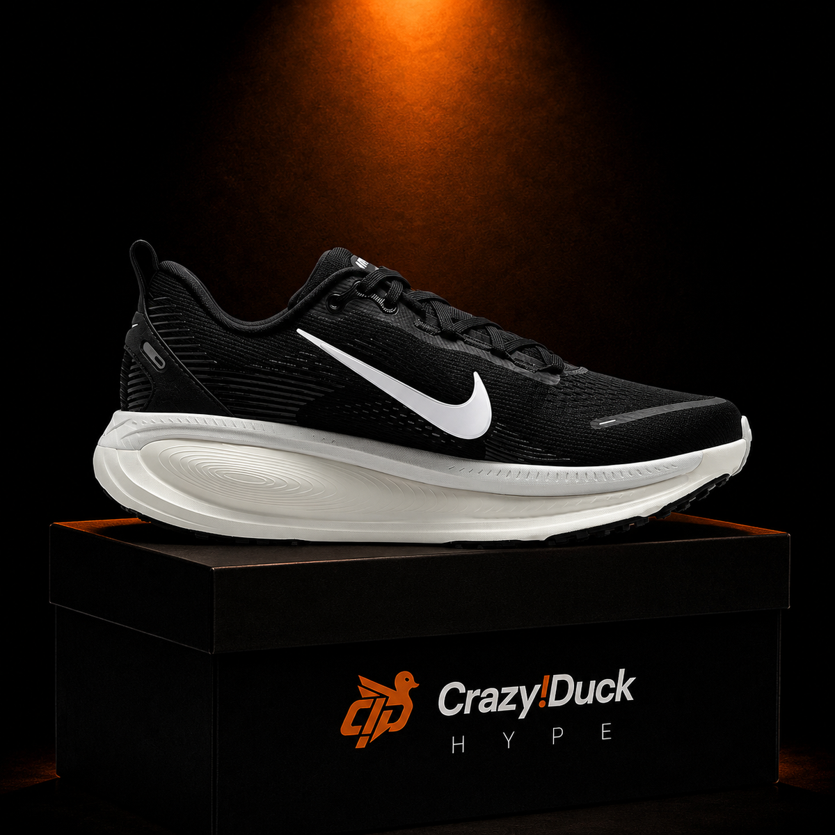 Nike Vomero 18 Black Summit White con empaque — Crazy!Duck Hype