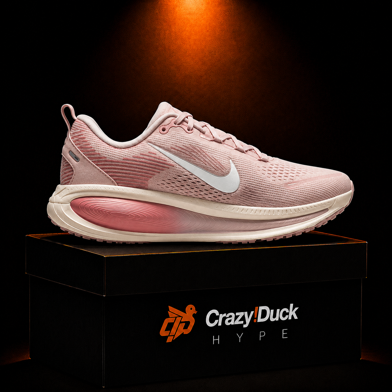 Nike Vomero 18 Chalk Red Stardust con empaque — Crazy!Duck Hype