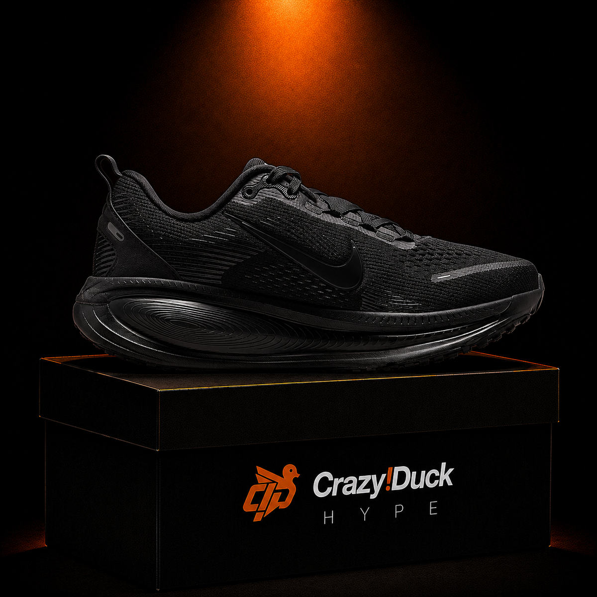 Nike Vomero 18 Dark Smoke Grey Black con empaque — Crazy!Duck Hype