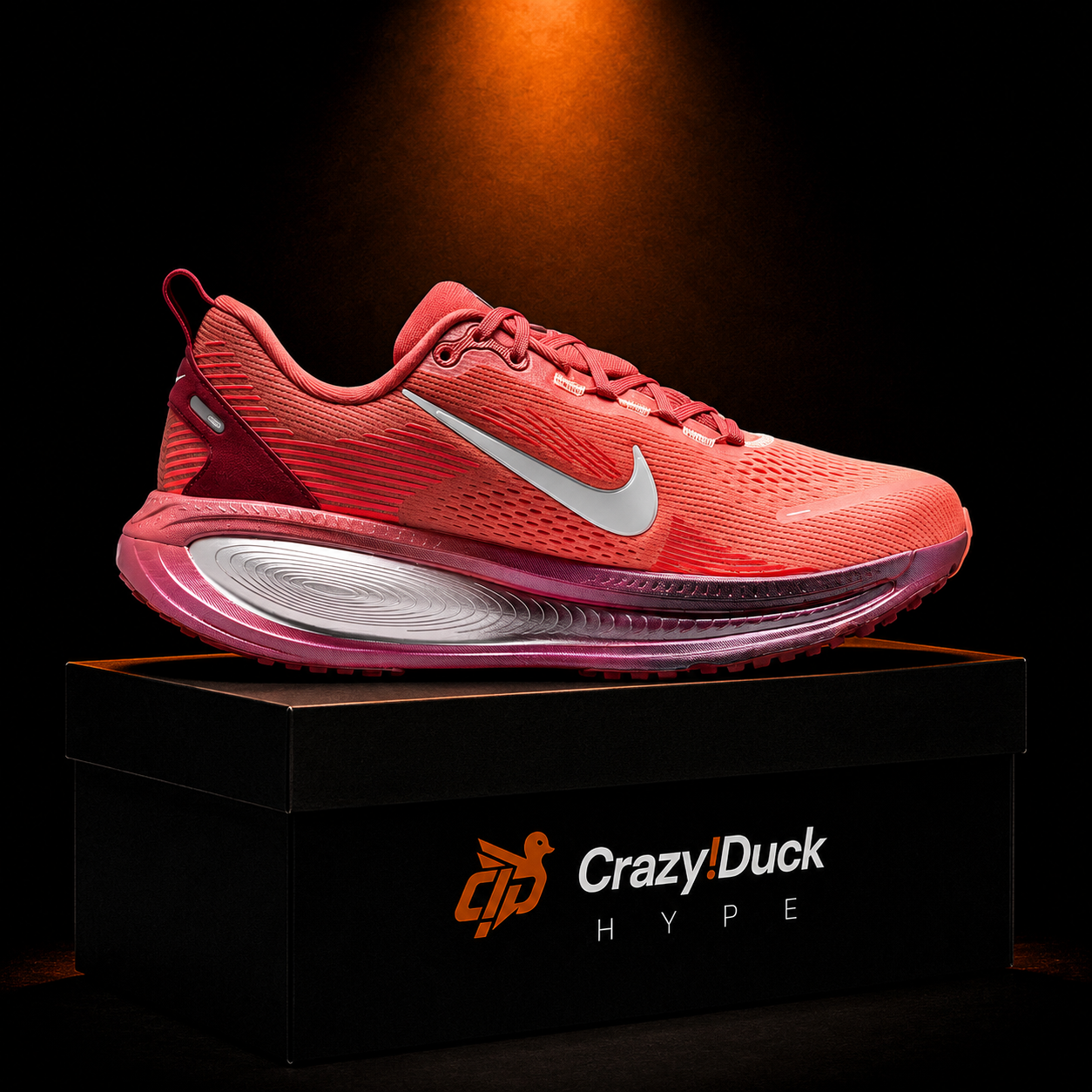 Nike Vomero 18 Redwood Barely con empaque — Crazy!Duck Hype