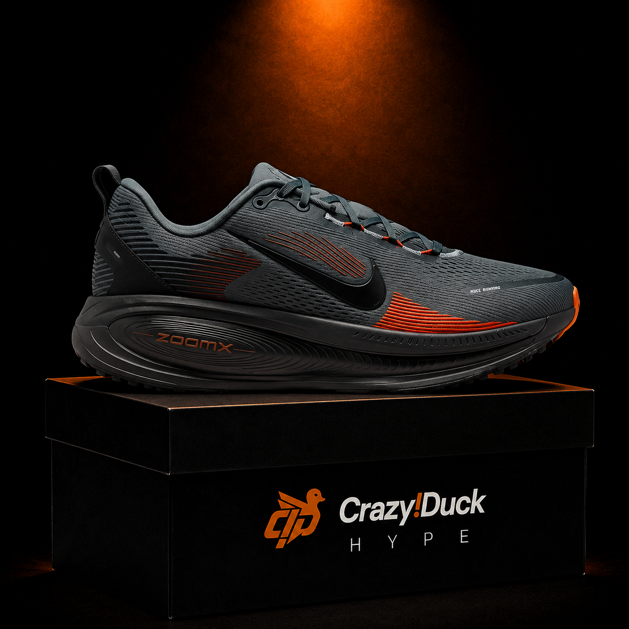 Nike Vomero 18 Smoke Grey Black con empaque — Crazy!Duck Hype