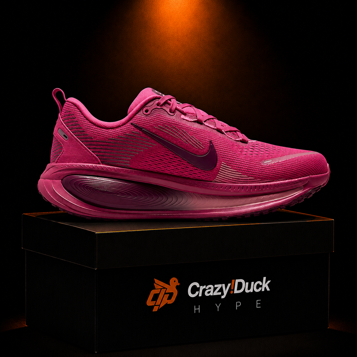Nike Vomero 18 Sweet Beet Bordeaux con empaque — Crazy!Duck Hype