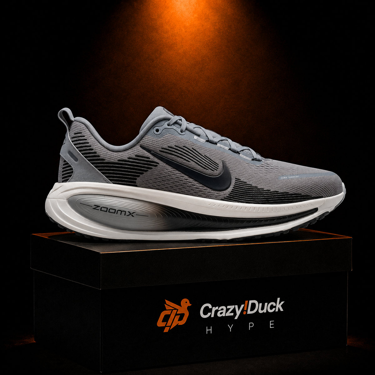 Nike Vomero 18 White Wolf Grey con empaque — Crazy!Duck Hype