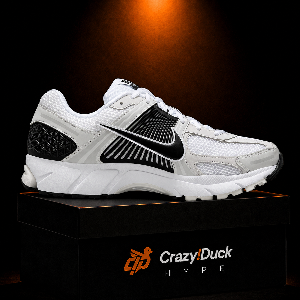 Nike Vomero 5 Black White Platinum con empaque — Crazy!Duck Hype