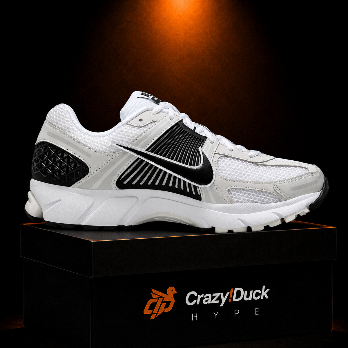 Nike Vomero 5 Black White Platinum con empaque — Crazy!Duck Hype