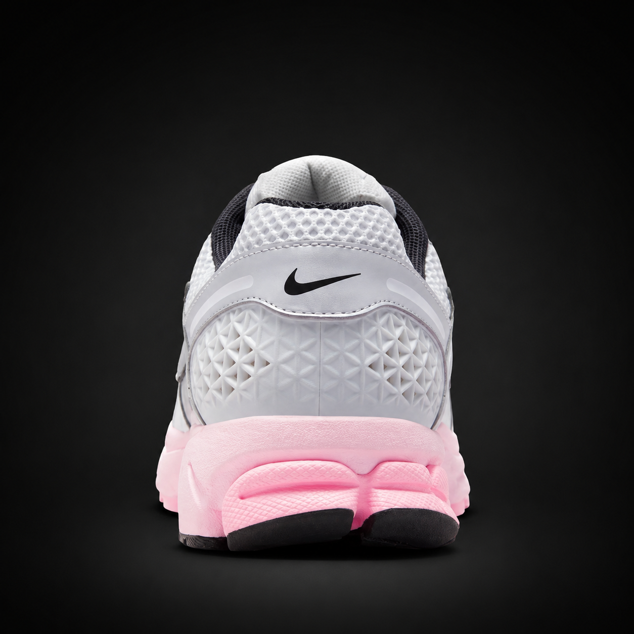 Nike Vomero 5 Metallic Silver Photon Dust Pink, vista trasera — Crazy!Duck Hype