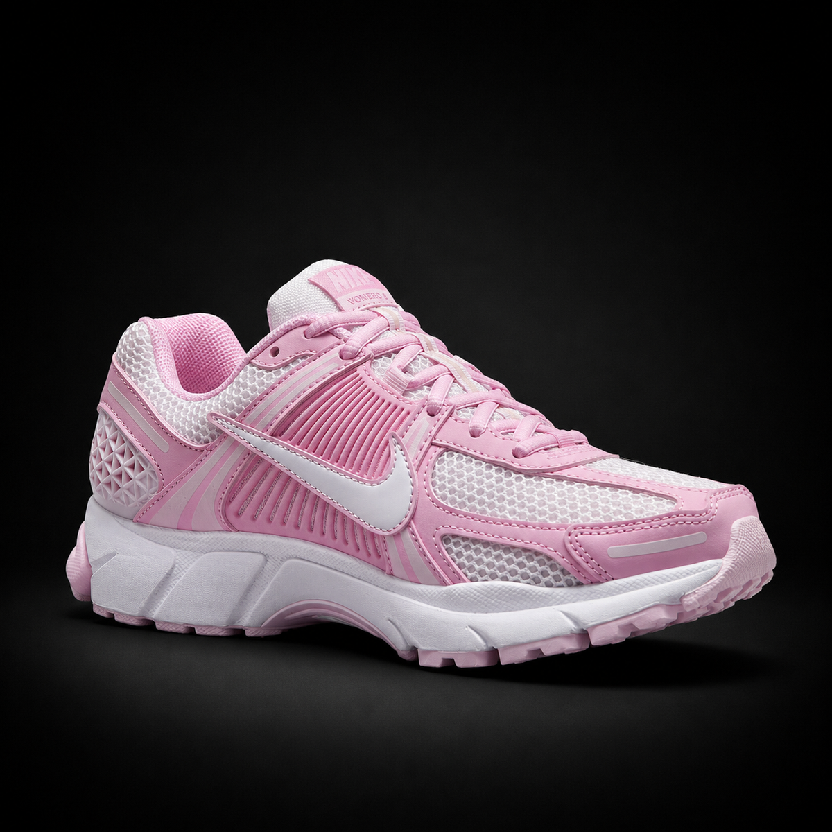 Nike Vomero 5 White Pink, vista frontal — Crazy!Duck Hype