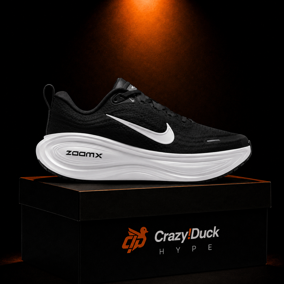 Nike Vomero Plus Black White con empaque — Crazy!Duck Hype