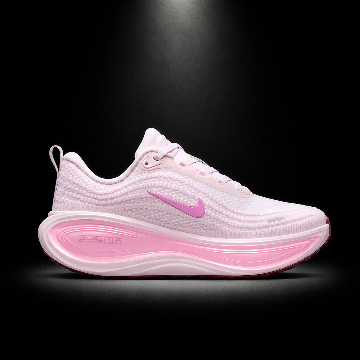 Nike Vomero Plus Bleached Lilac Light Magenta, vista lateral — Crazy!Duck Hype