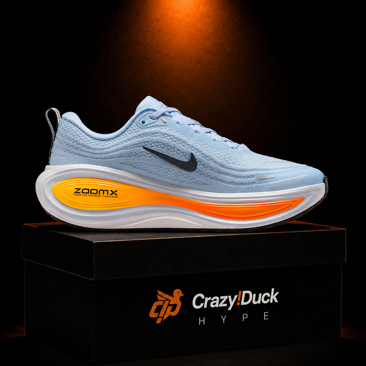 Nike Vomero Plus Blue Black Orange con empaque — Crazy!Duck Hype