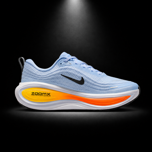 Nike Vomero Plus Blue Black Orange, vista lateral — Crazy!Duck Hype