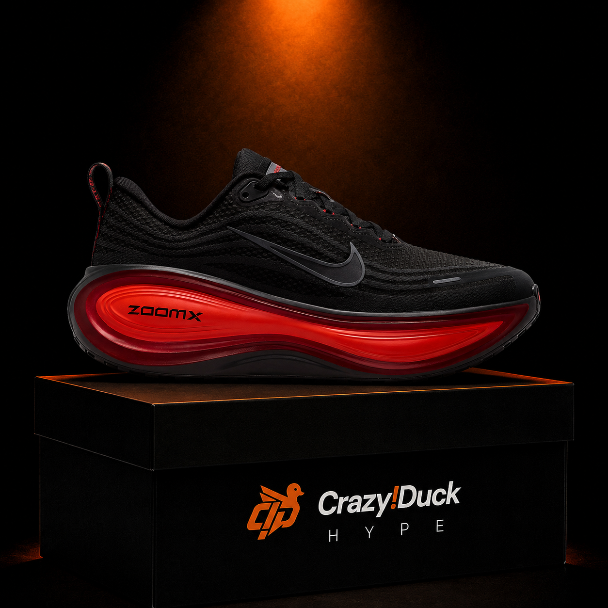 Nike Vomero Plus Gray Red Black con empaque — Crazy!Duck Hype