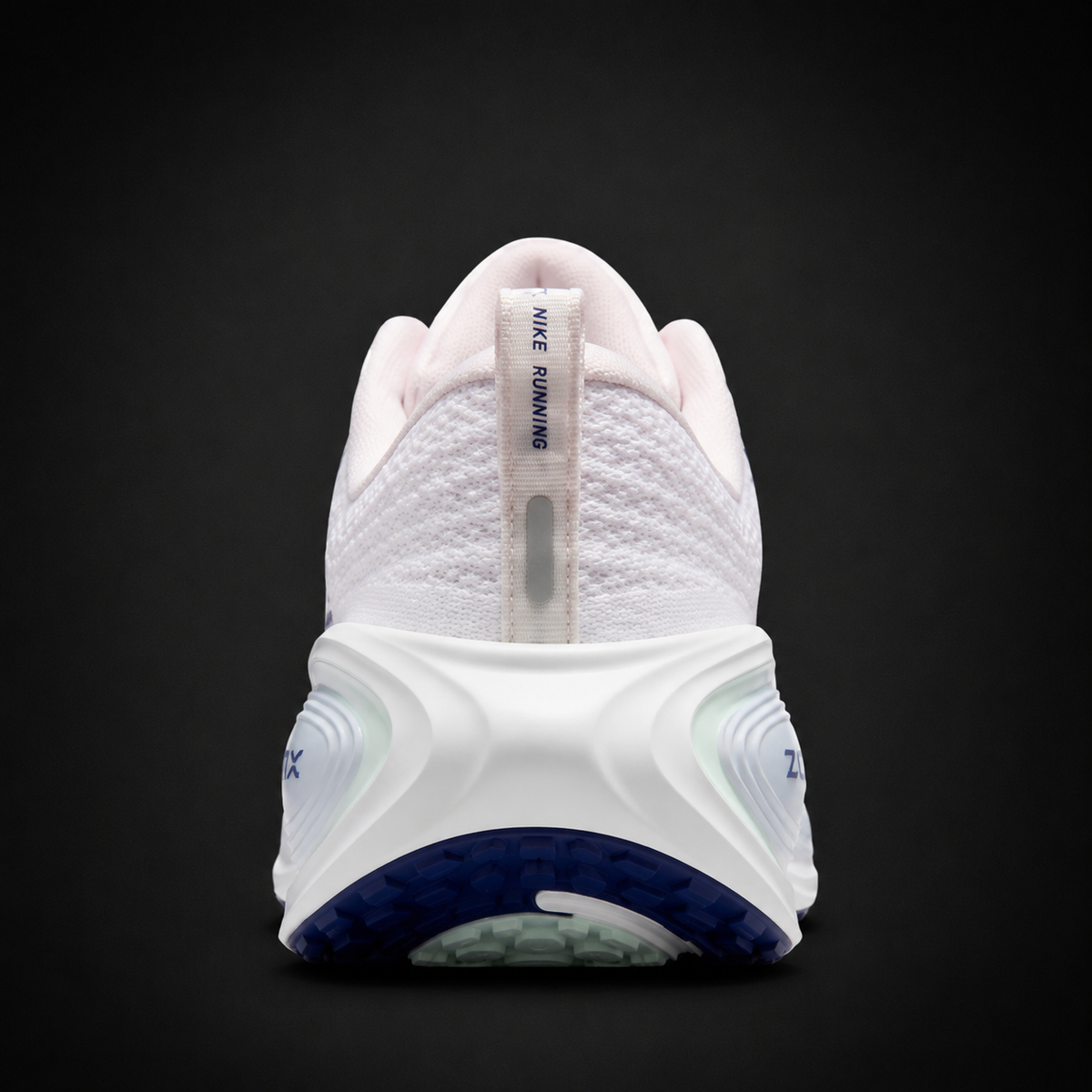 Nike Vomero Plus Midnight Navy Pearl Pink, vista trasera — Crazy!Duck Hype