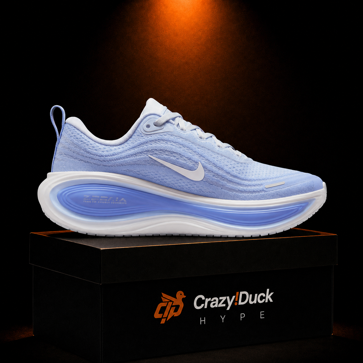 Nike Vomero Plus Royal Pulse Football Gray con empaque — Crazy!Duck Hype