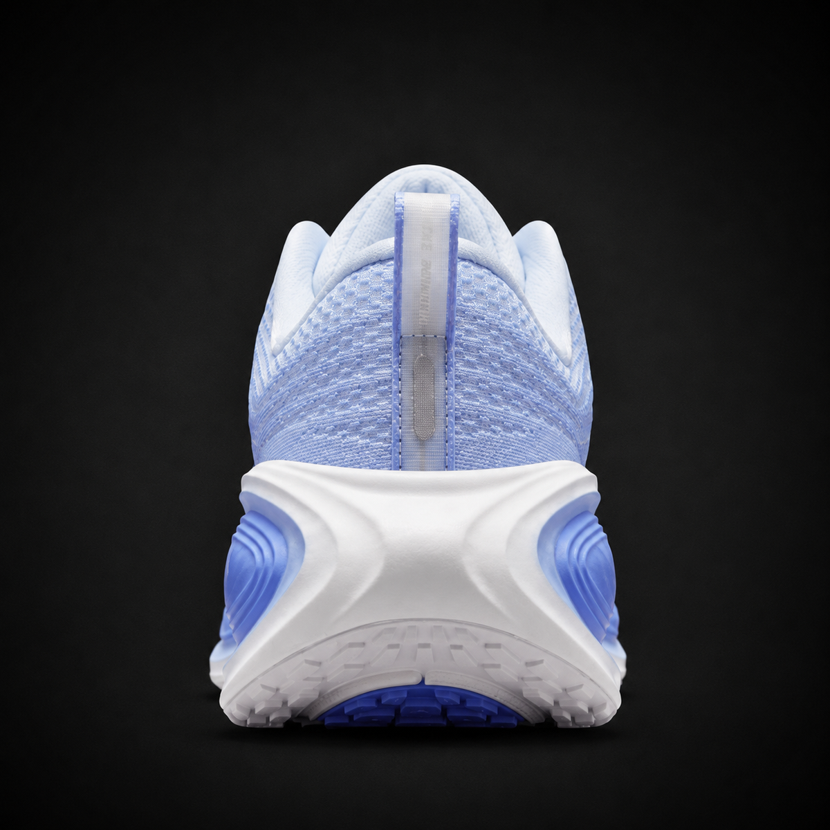 Nike Vomero Plus Royal Pulse Football Gray, vista trasera — Crazy!Duck Hype