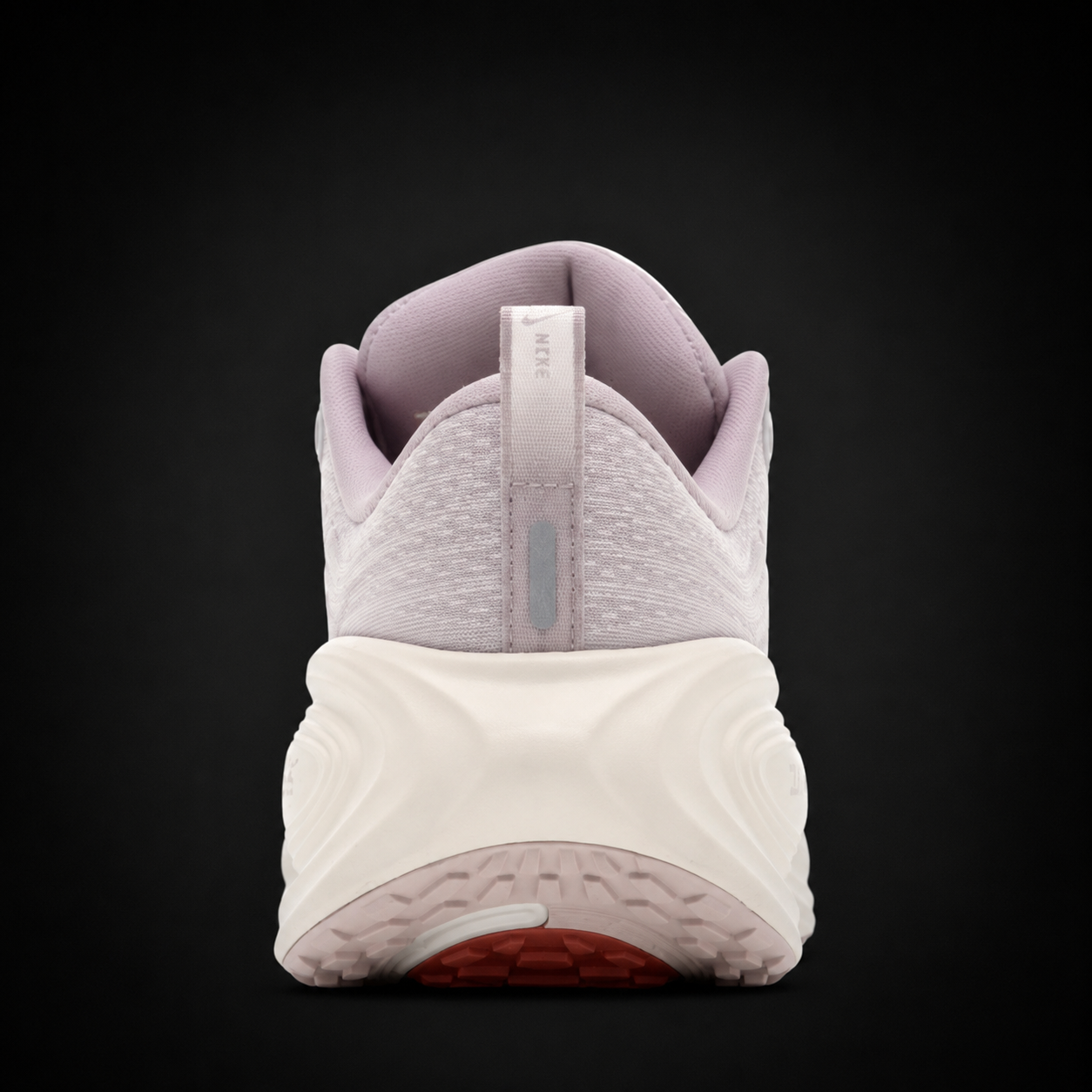 Nike Vomero Plus Silt Red Platinum Violet, vista trasera — Crazy!Duck Hype