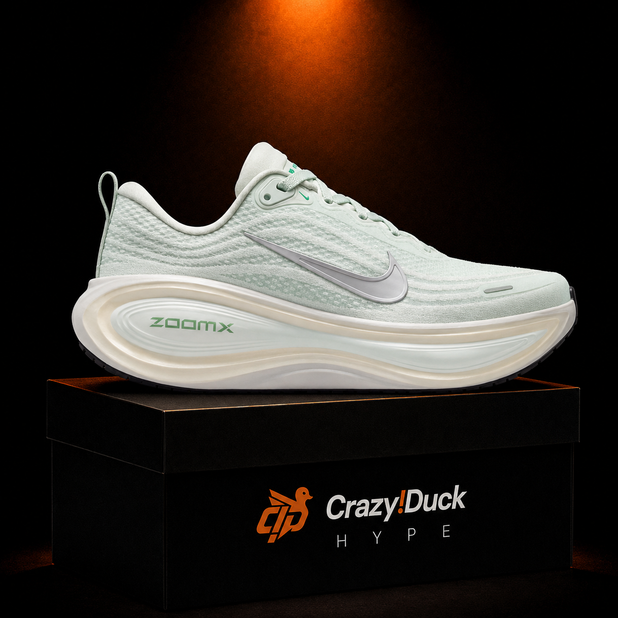 Nike Vomero Plus Silver Barely Green con empaque — Crazy!Duck Hype