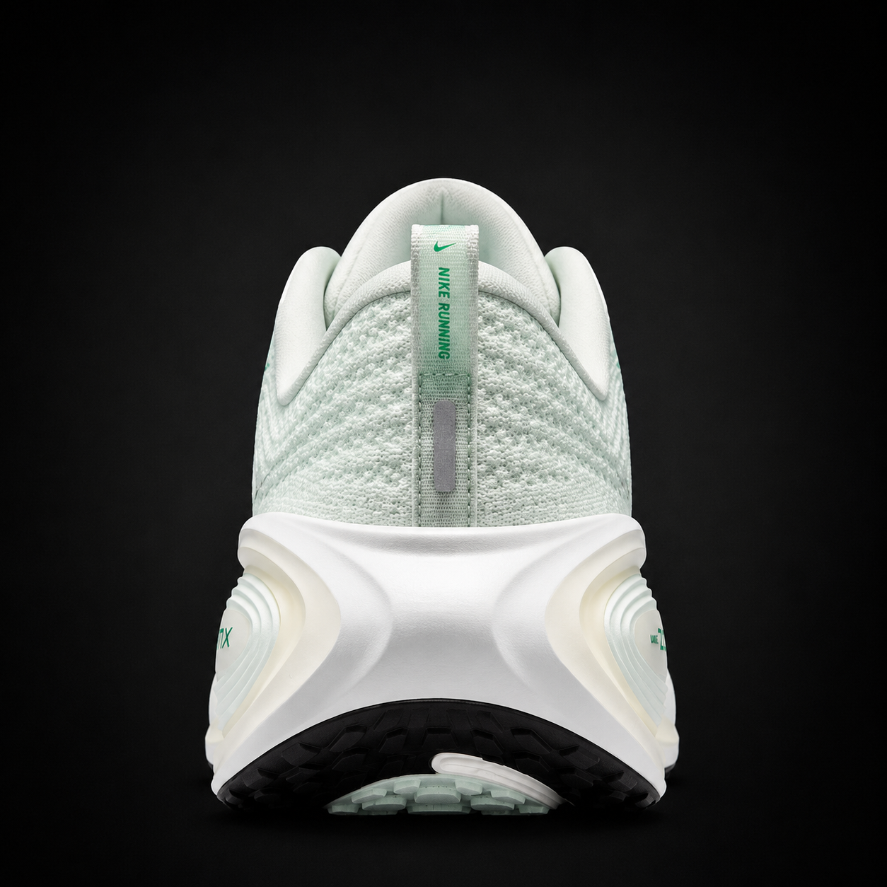 Nike Vomero Plus Silver Barely Green, vista trasera — Crazy!Duck Hype