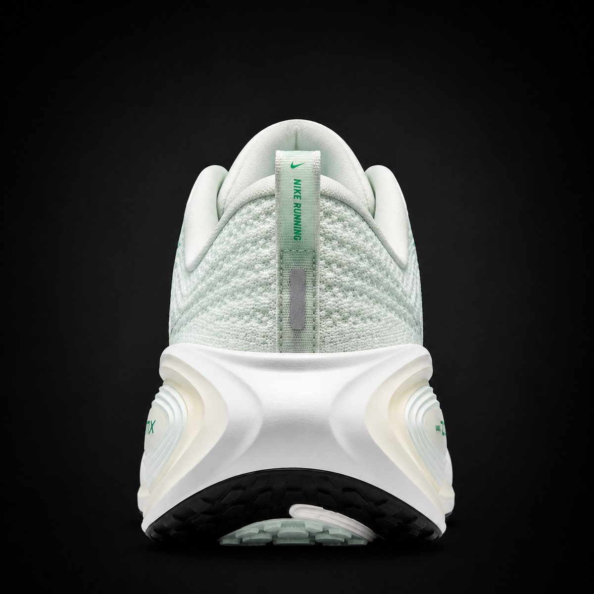 Nike Vomero Plus Silver Barely Green, vista trasera — Crazy!Duck Hype