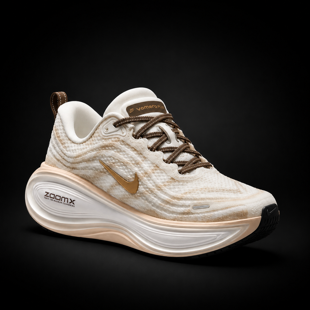 Nike Vomero Plus Summit White Peony, vista frontal — Crazy!Duck Hype