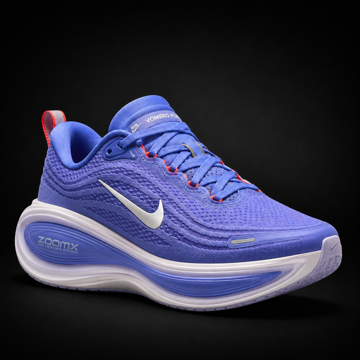 Nike Vomero Plus Violet Mist Sapphire, vista frontal — Crazy!Duck Hype