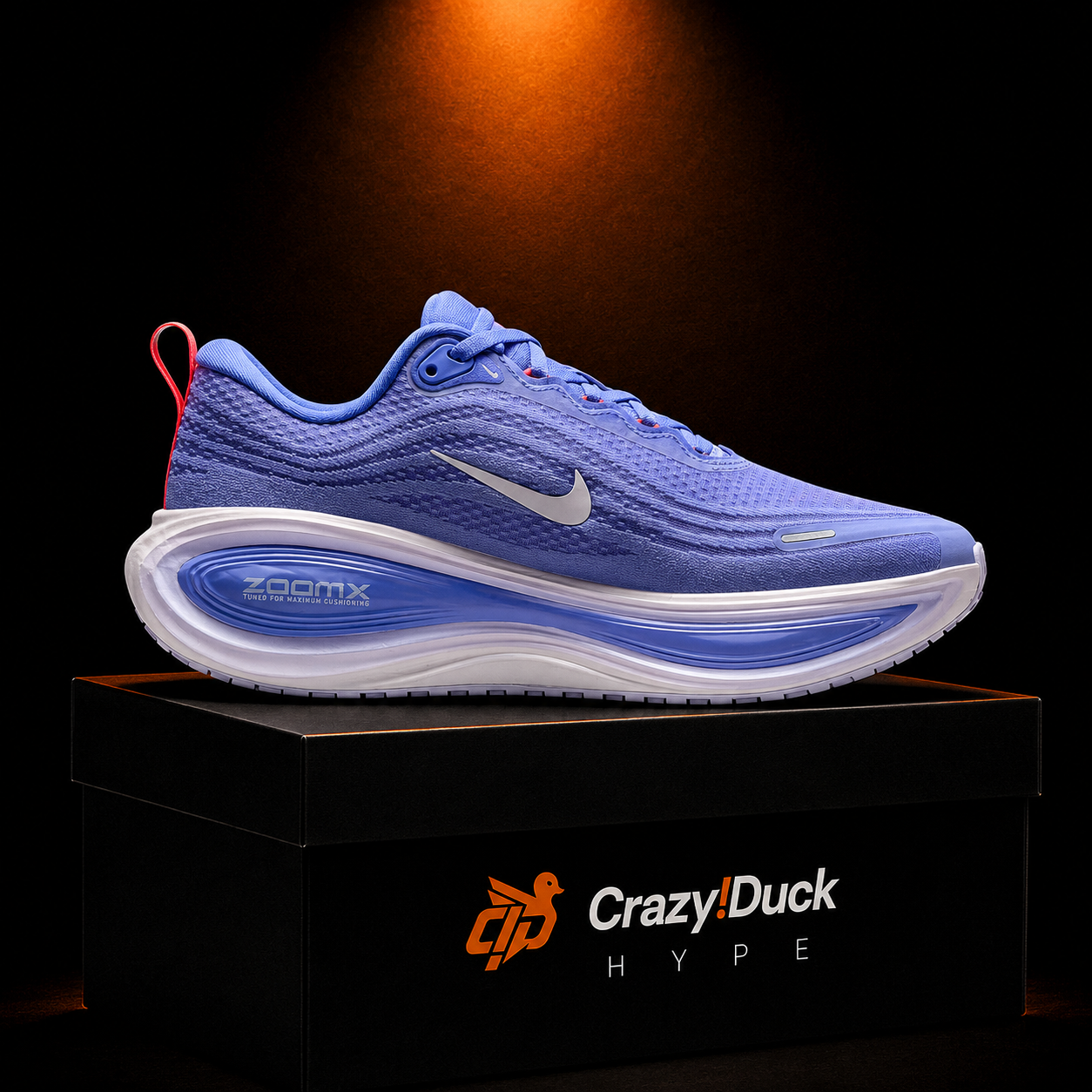 Nike Vomero Plus Violet Mist Sapphire con empaque — Crazy!Duck Hype