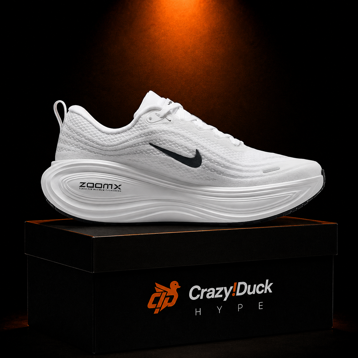 Nike Vomero Plus White Black con empaque — Crazy!Duck Hype