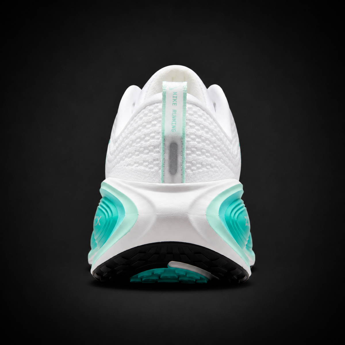 Nike Vomero Plus White Bleached Turquoise, vista trasera — Crazy!Duck Hype