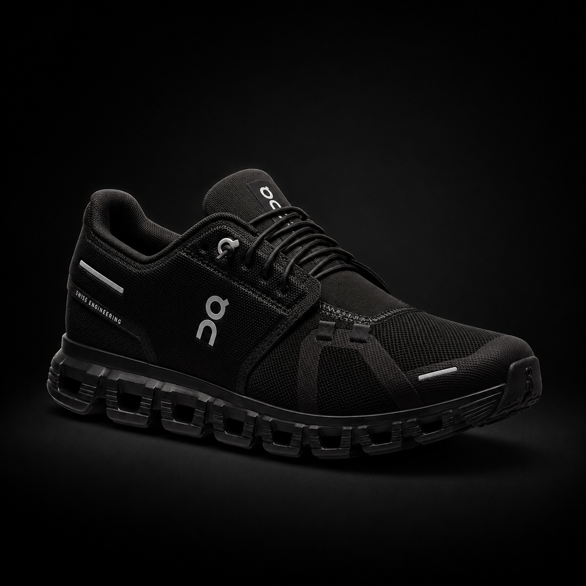 On Cloud 6 All Black, vista frontal — Crazy!Duck Hype