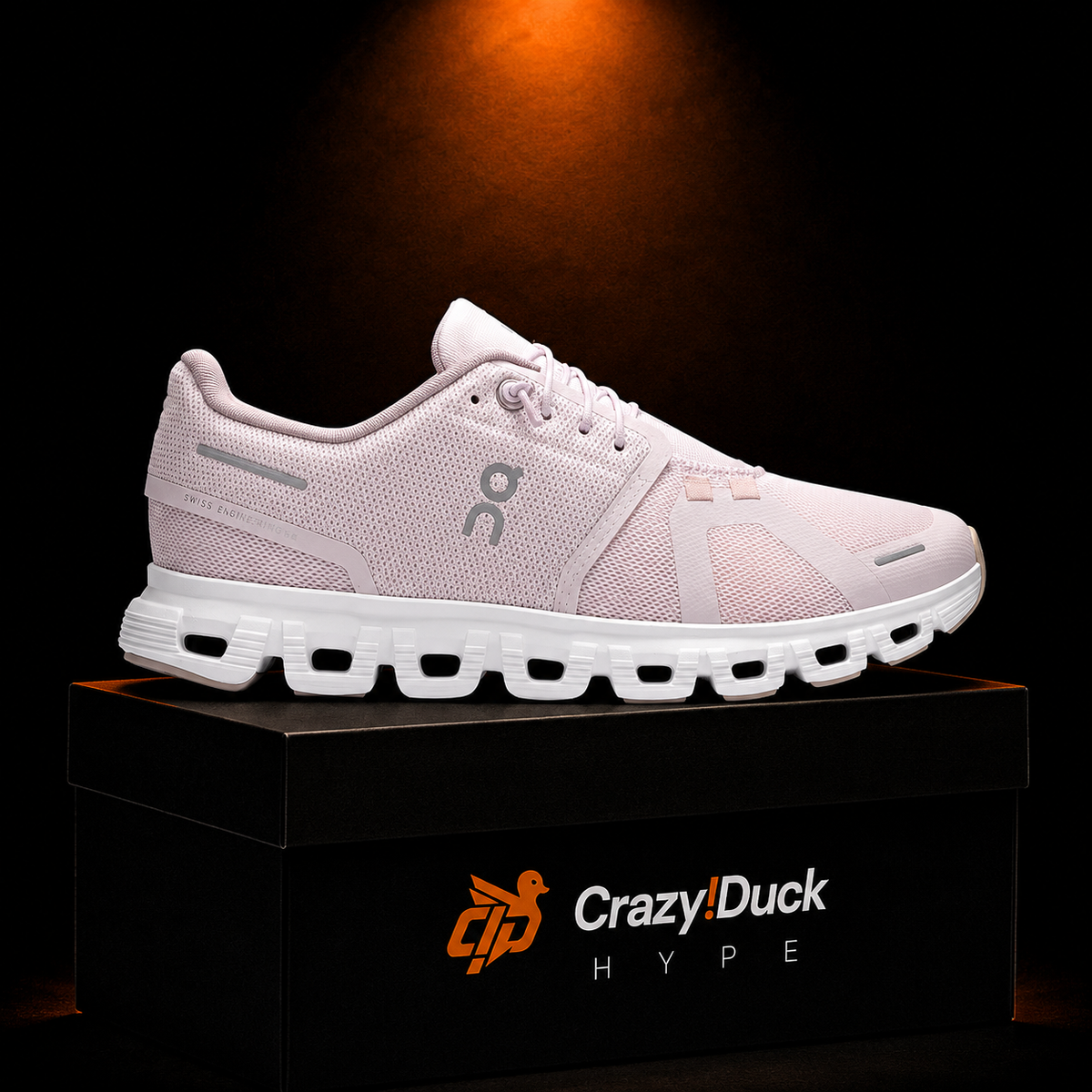 On Cloud 6 Orchid Fade con empaque — Crazy!Duck Hype
