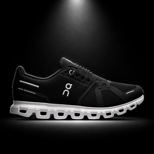 On Cloud 6 White Black, vista lateral — Crazy!Duck Hype