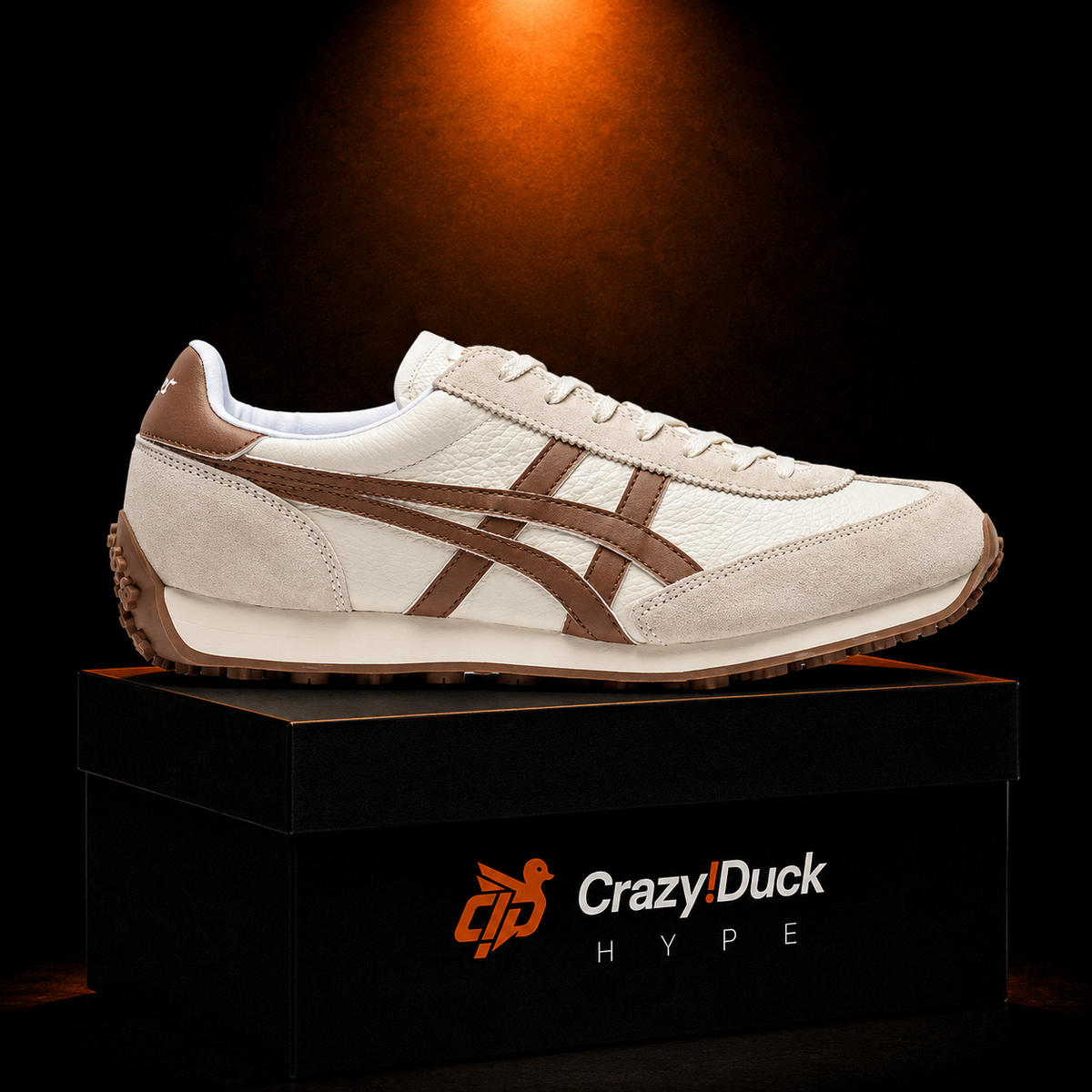 Onitsuka Tiger Birch Mocha Brown con empaque — Crazy!Duck Hype