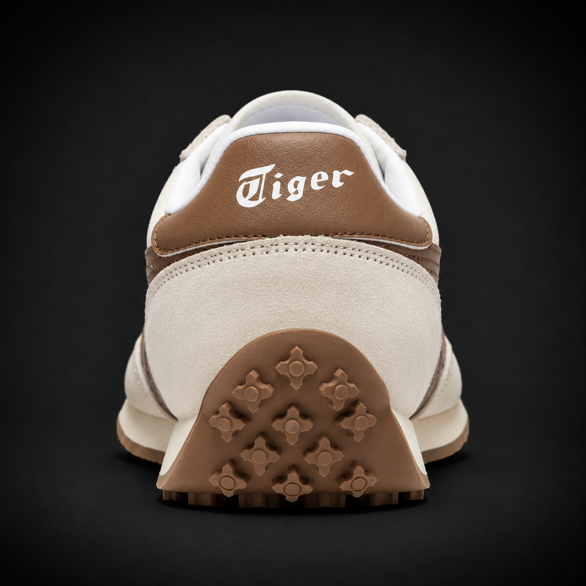 Onitsuka Tiger Birch Mocha Brown, vista trasera — Crazy!Duck Hype