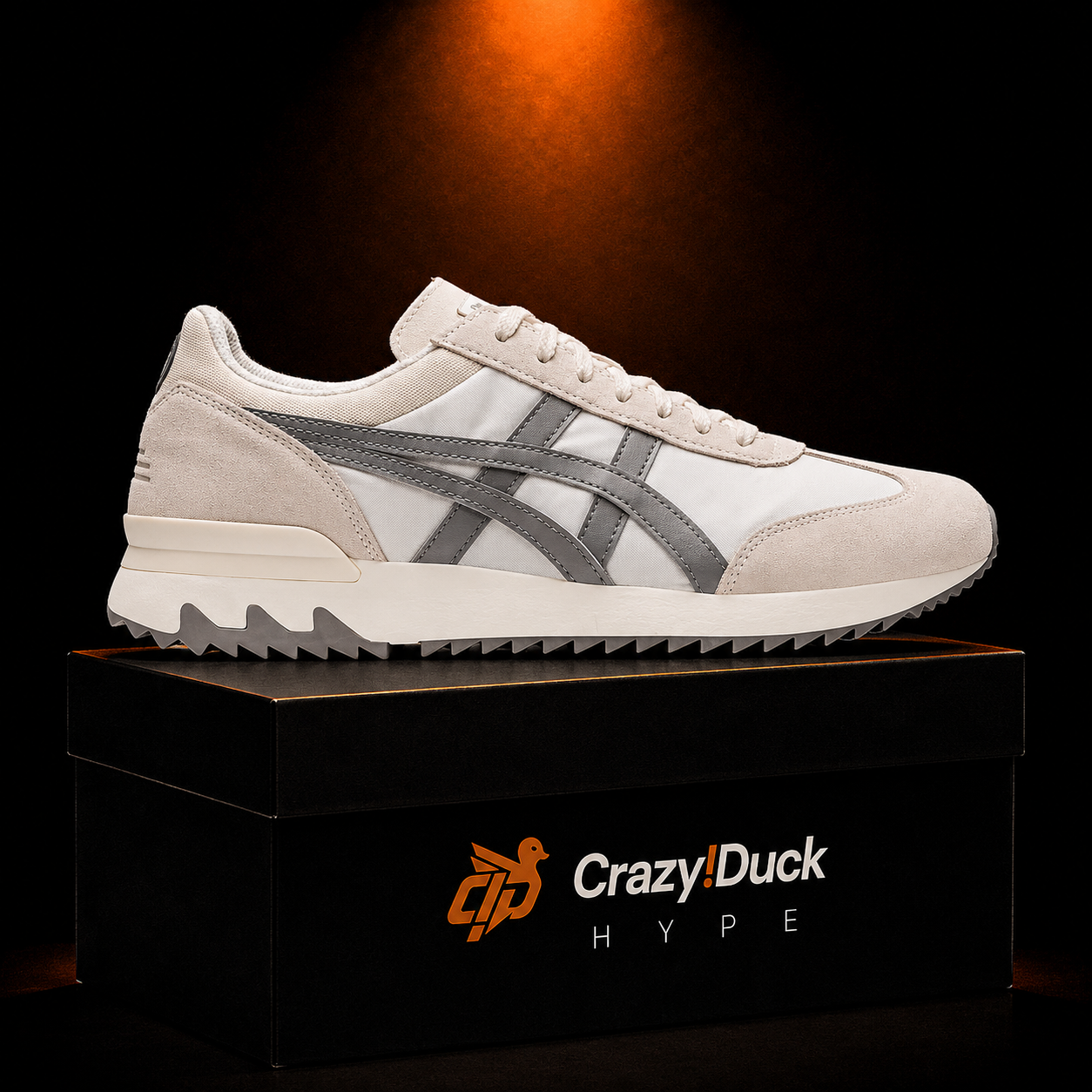 Onitsuka Tiger Birch Steeple Grey con empaque — Crazy!Duck Hype