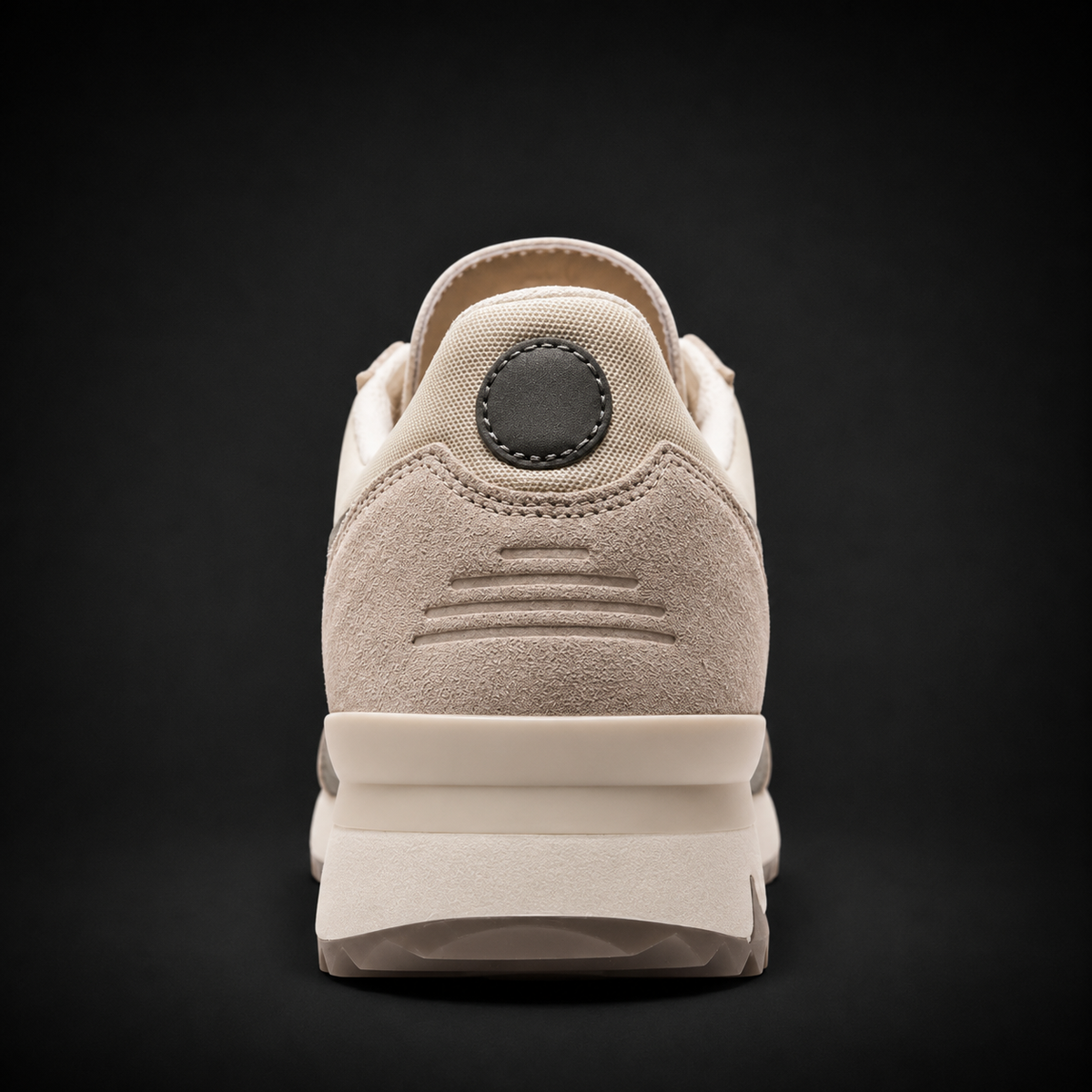 Onitsuka Tiger Birch Steeple Grey, vista trasera — Crazy!Duck Hype