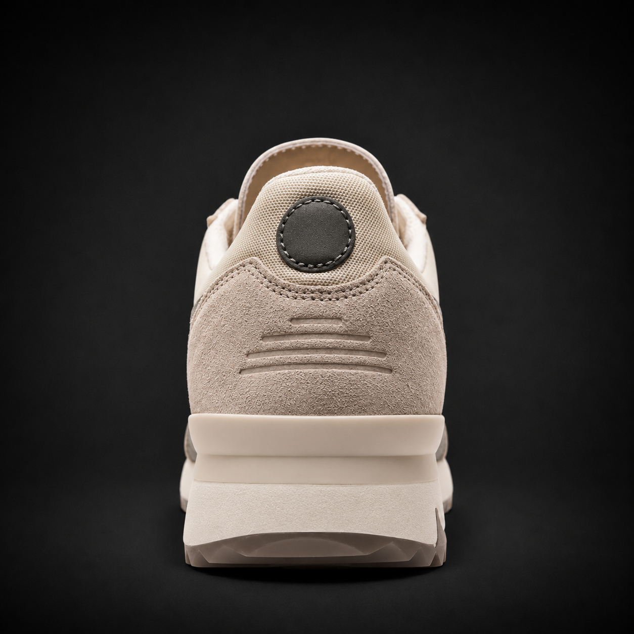 Onitsuka Tiger Birch Steeple Grey, vista trasera — Crazy!Duck Hype