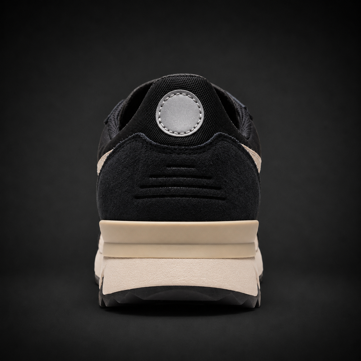 Onitsuka Tiger Black Oatmeal, vista trasera — Crazy!Duck Hype