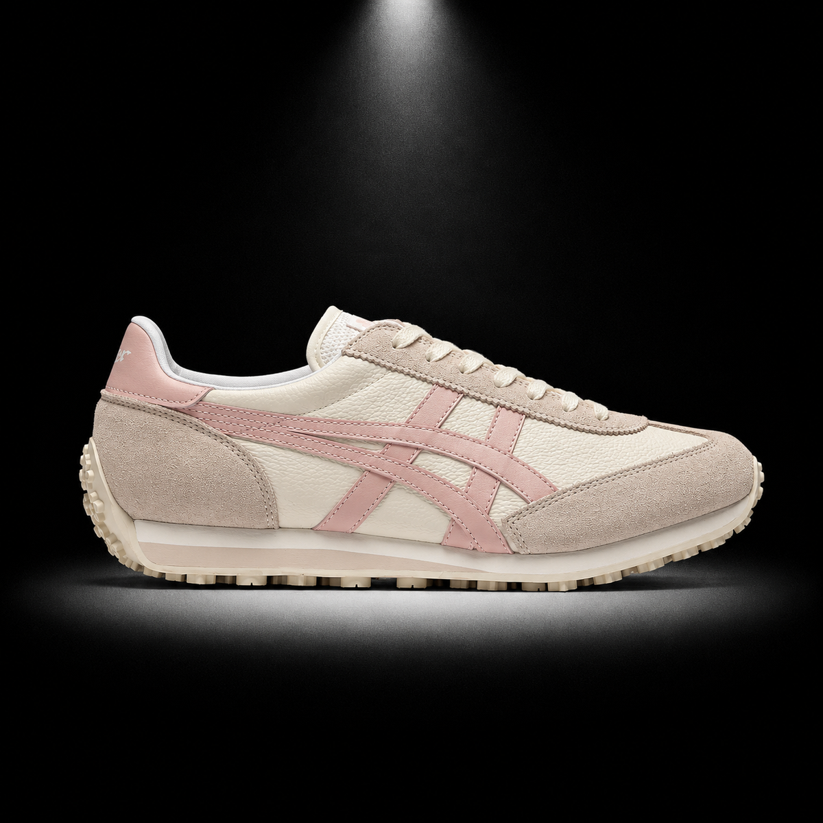 Onitsuka Tiger Cream Ginger Peach, vista lateral — Crazy!Duck Hype