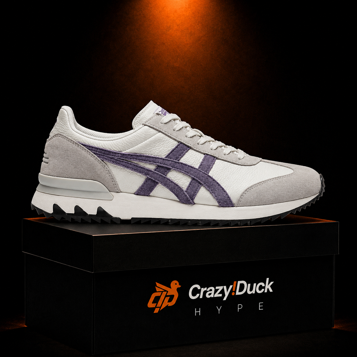 Onitsuka Tiger Glacier Grey Greyish Purple con empaque — Crazy!Duck Hype