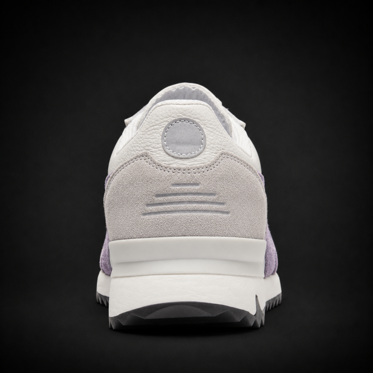 Onitsuka Tiger Glacier Grey Greyish Purple, vista trasera — Crazy!Duck Hype