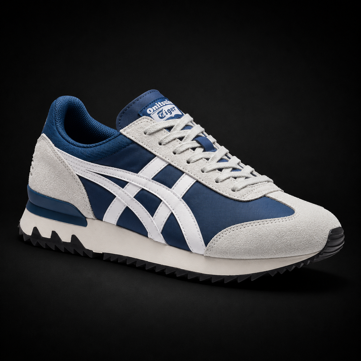 Onitsuka Tiger Grand Shark White, vista frontal — Crazy!Duck Hype