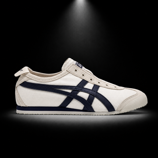 Onitsuka Tiger Mexico 66 Birch Midnight, vista lateral — Crazy!Duck Hype
