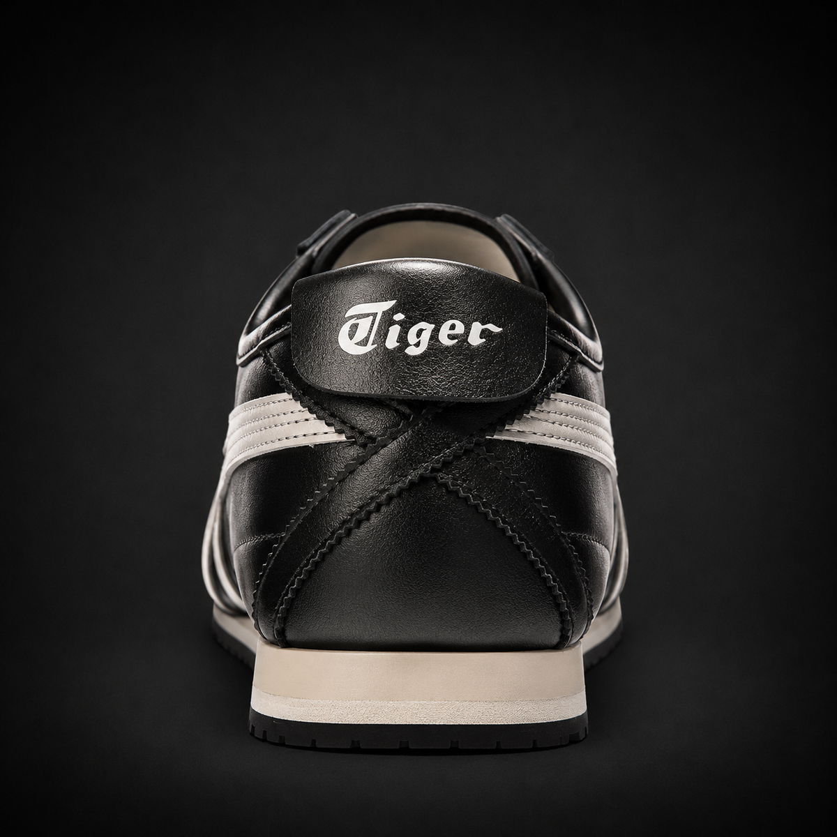 Onitsuka Tiger México 66 Metropolis Cream, vista trasera — Crazy!Duck Hype