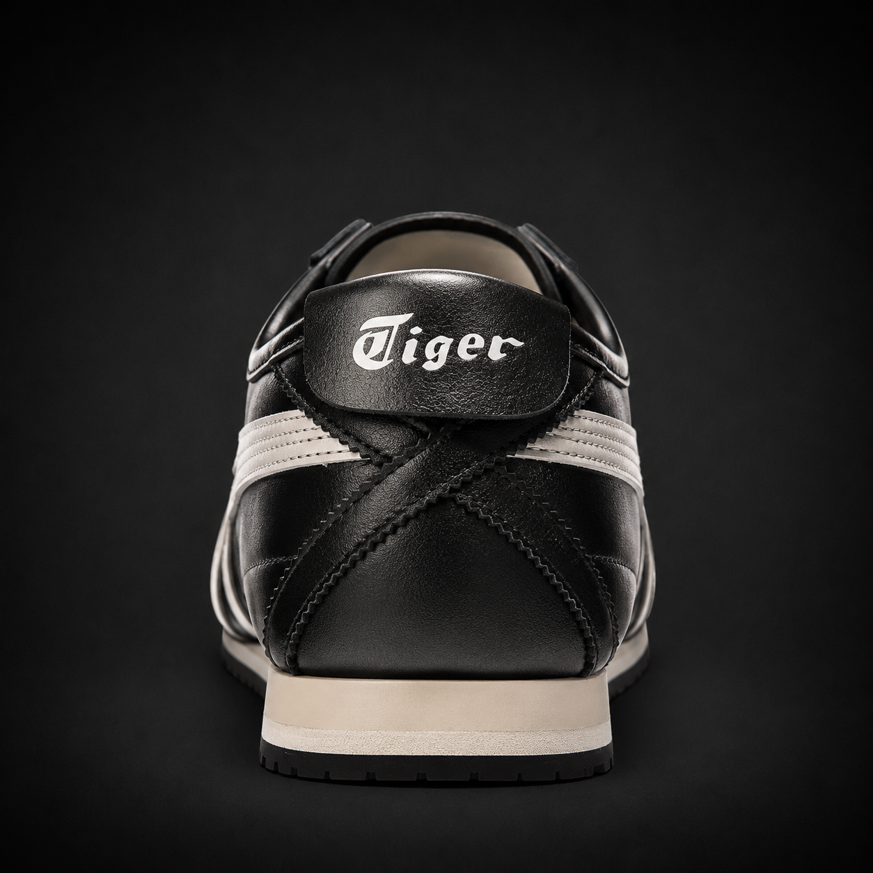 Onitsuka Tiger México 66 Metropolis Cream, vista trasera — Crazy!Duck Hype