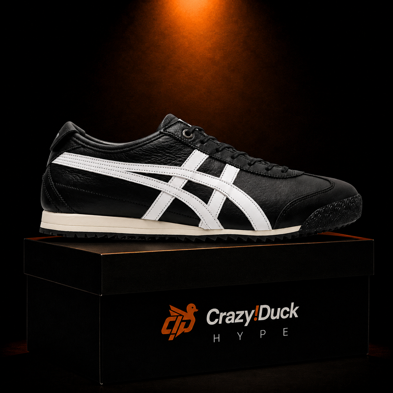 Onitsuka Tiger México 66 SD Black White con empaque — Crazy!Duck Hype