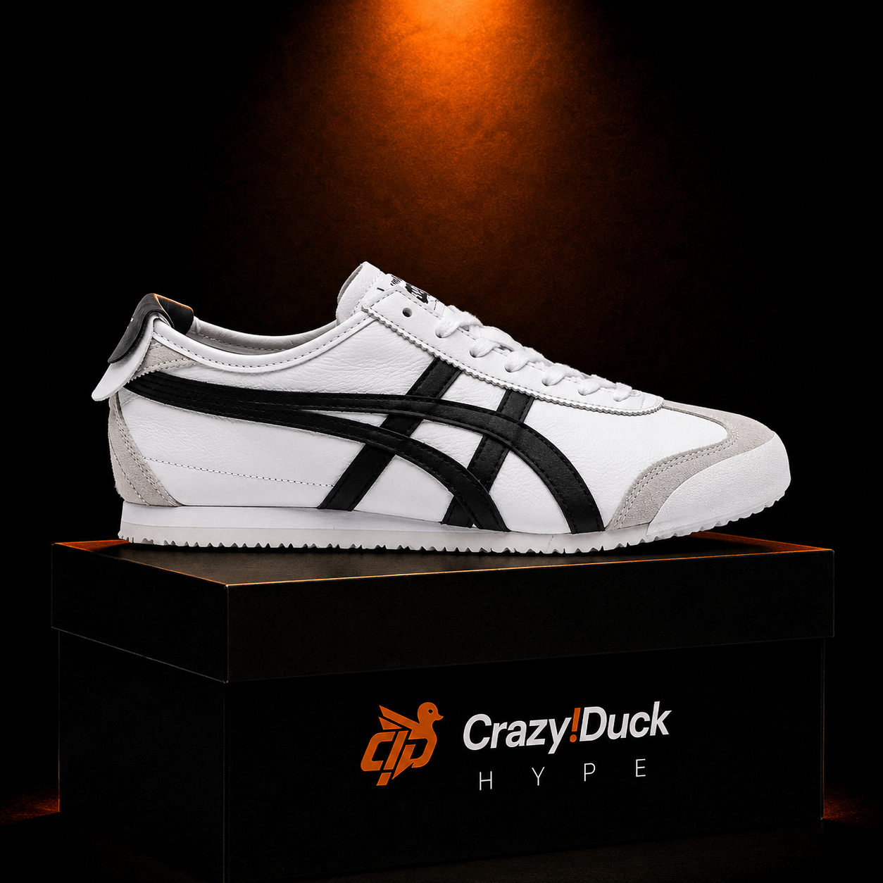Onitsuka Tiger Mexico 66 SD White Black con empaque — Crazy!Duck Hype