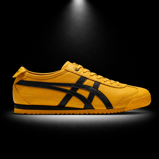 Onitsuka Tiger Mexico 66 SD Yellow Black, vista lateral — Crazy!Duck Hype