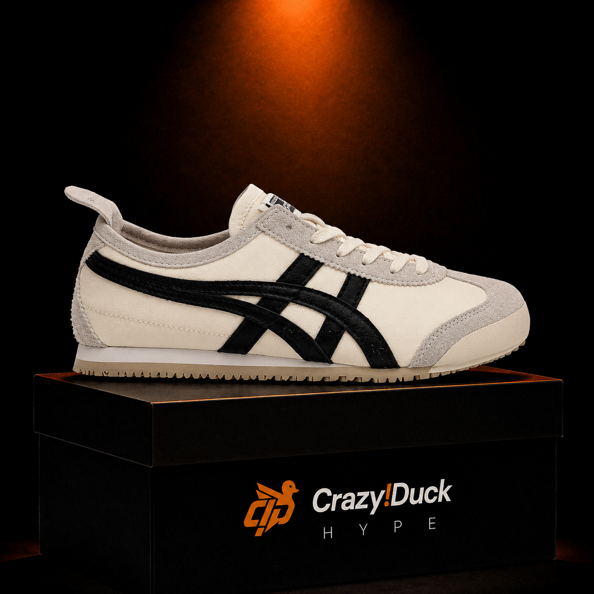 Onitsuka Tiger Mexico 66 Vintage Birch Black con empaque — Crazy!Duck Hype