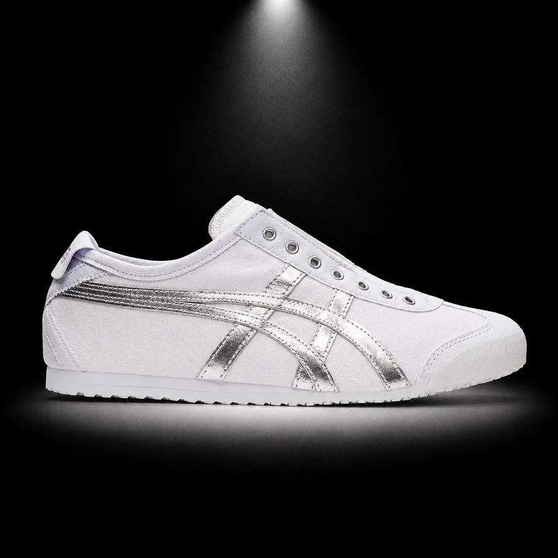 Onitsuka Tiger México 66 White Pure Silver, vista lateral — Crazy!Duck Hype